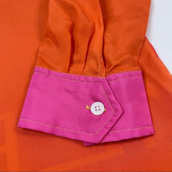 Isaac Mizrahi 20th Anniversary Collection Silk Blouse - Picture 9 of 12